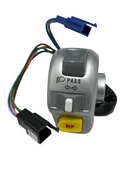 OEM Left Switch Assembly, Silver for Genuine Blur 220i/Hooligan, Kick