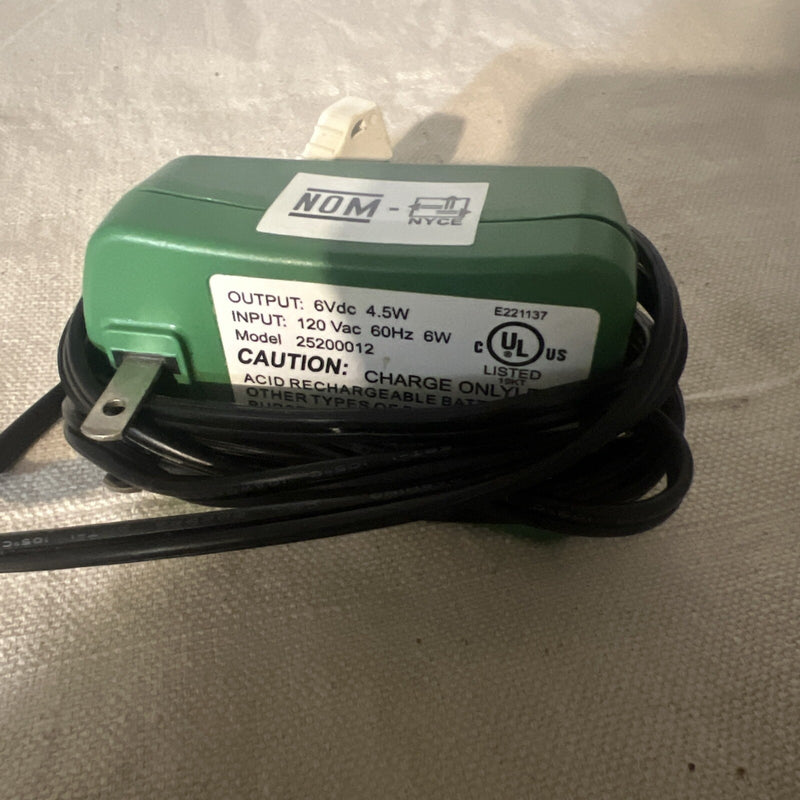 6V Green Battery Charger with AC Adapter for Thomas Train by Peg Perego Magic Cars 9