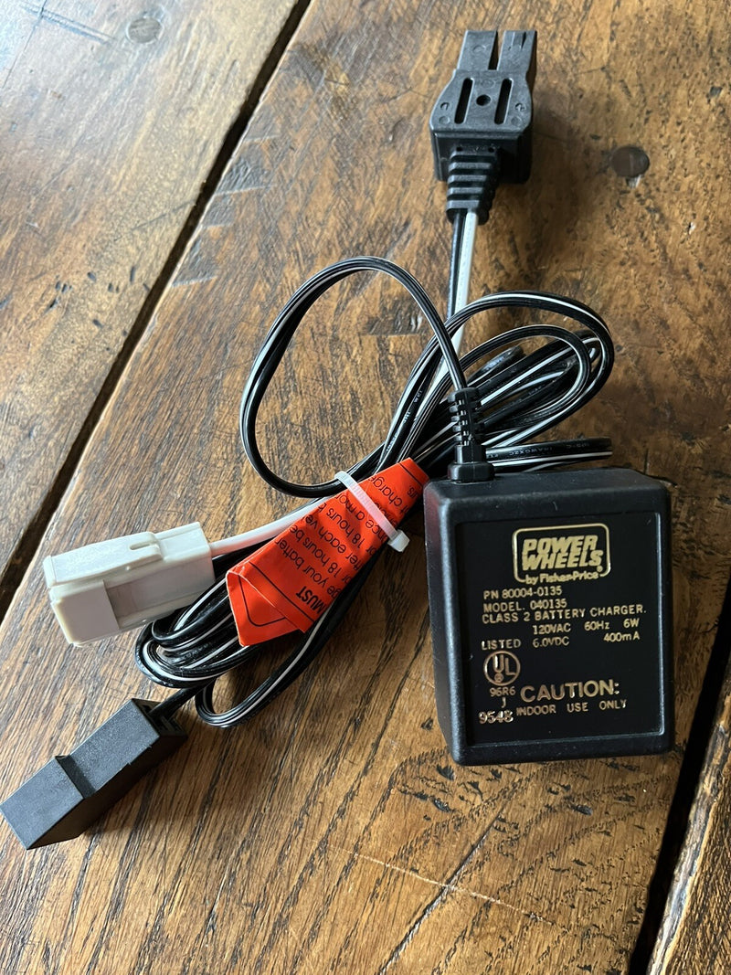 6V 400mA Battery Charger Power Wheels Replacement for Fisher Price Model 040135 Magic Cars 1