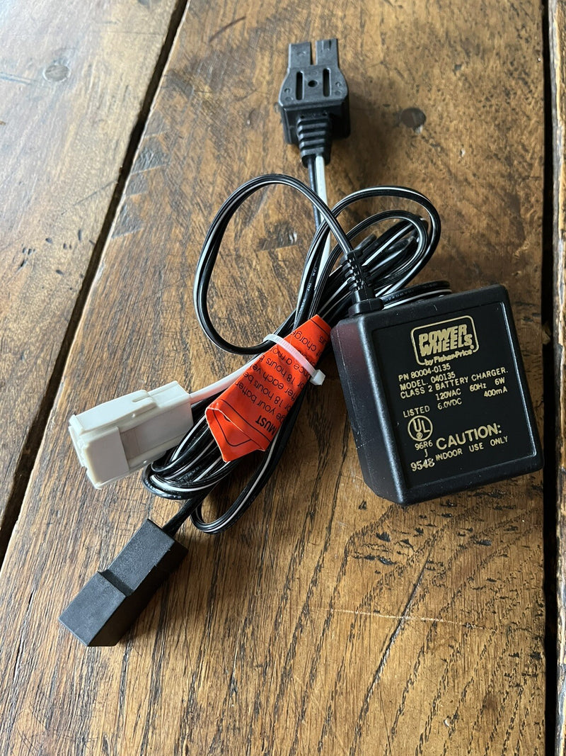 6V 400mA Battery Charger Power Wheels Replacement for Fisher Price Model 040135 Magic Cars Variant 0