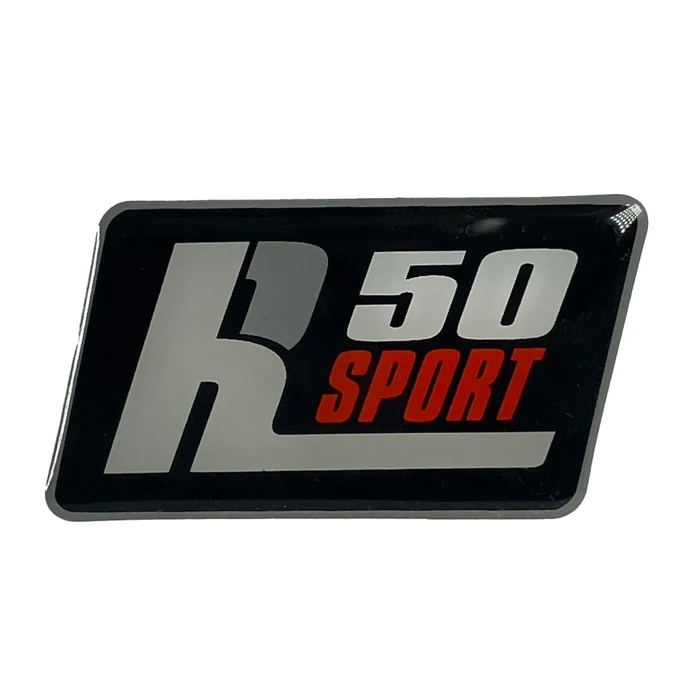 Genuine Scooter OEM R50 Sport Name Badge Decal, Windshield | Magic Cars