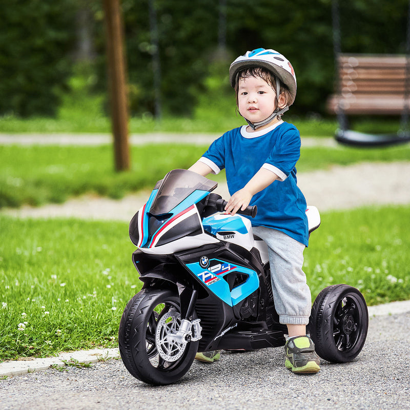 Electric Blue Off-Road Ride-On Motorcycle Toy for Toddlers Ages 1.5 to 5 Magic Cars 1