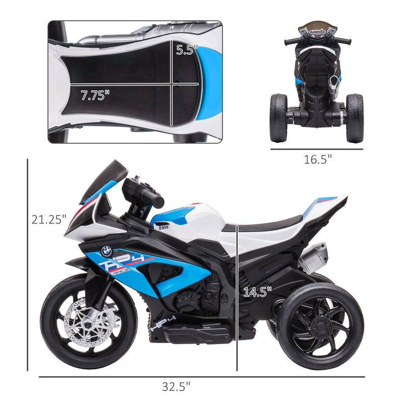 Electric Blue Off-Road Ride-On Motorcycle Toy for Toddlers Ages 1.5 to 5 Magic Cars 2