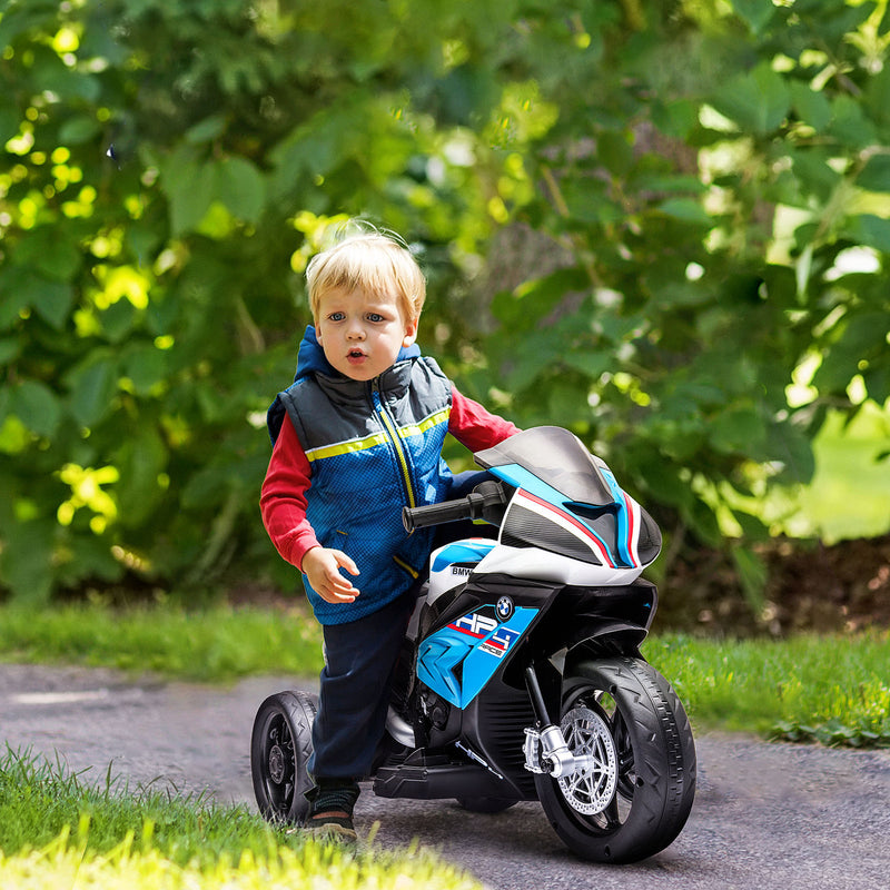Electric Blue Off-Road Ride-On Motorcycle Toy for Toddlers Ages 1.5 to 5 Magic Cars 8