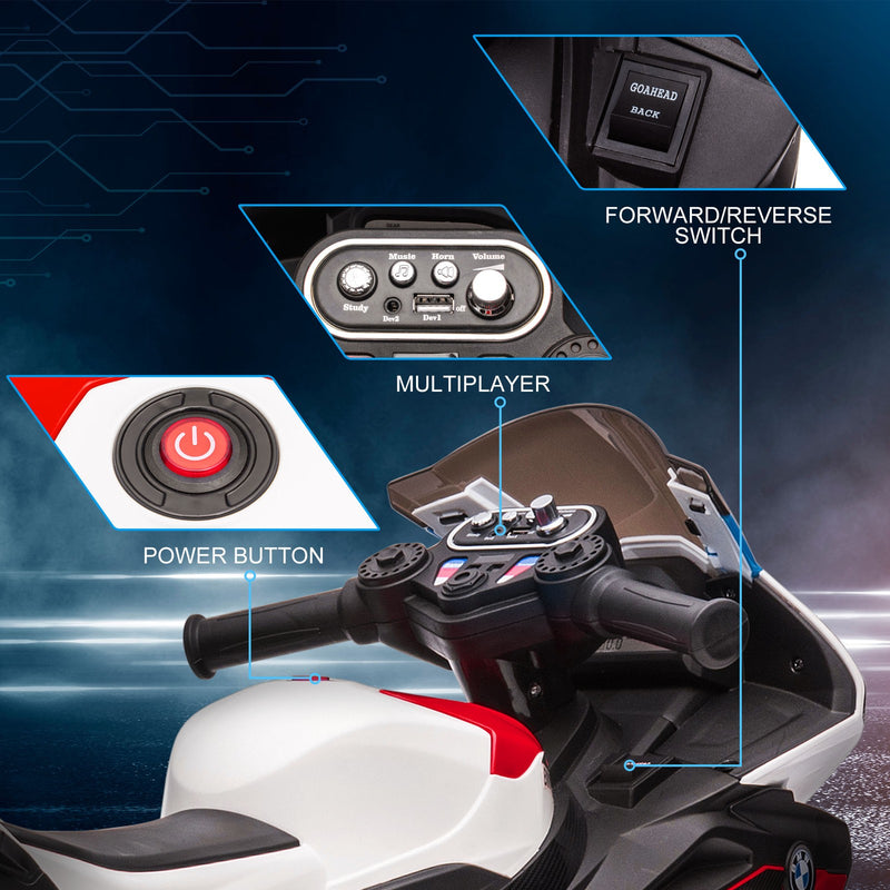 Electric Red Off-Road Ride-On Motorcycle Toy for Toddlers Ages 1.5 to 5 Magic Cars 6