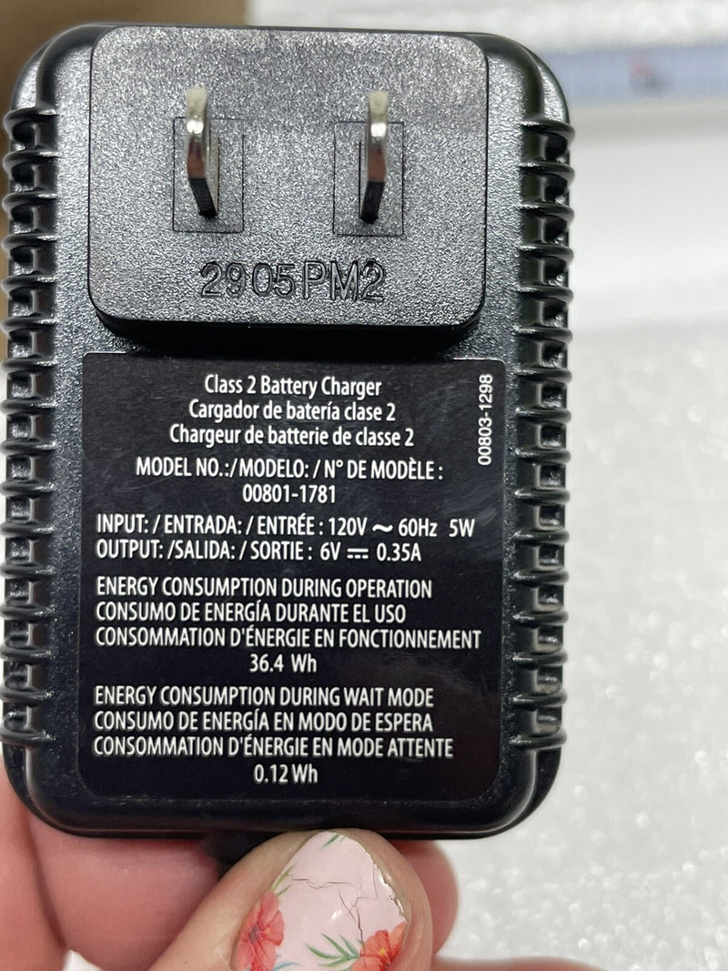 Fisher Price Power Wheels Model 00801 1781 6V Battery Charger 350mA OEM Magic Cars 3