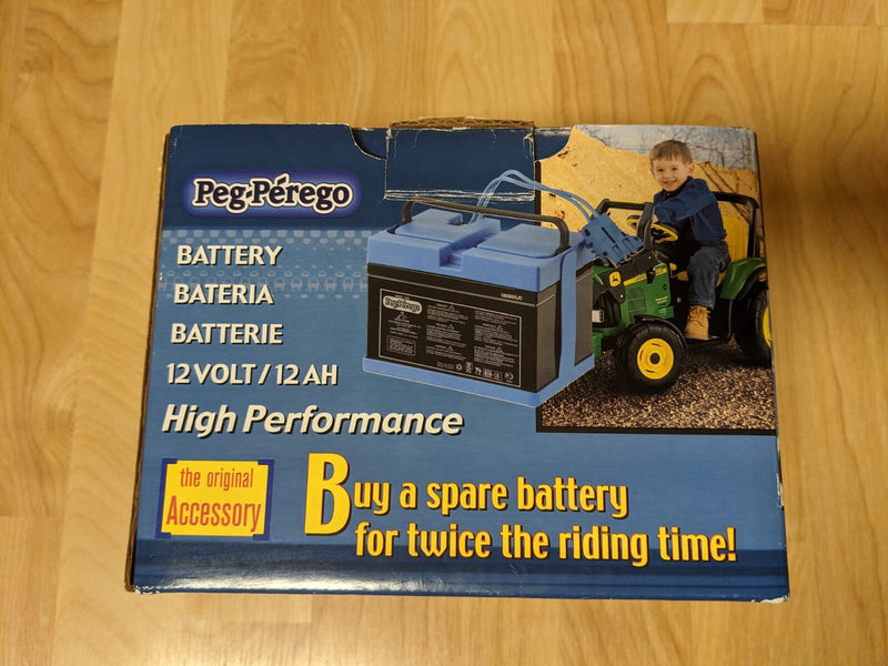 Peg Perego 12V 12Ah High Performance Original Replacement Battery Magic Cars 2