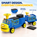 Chuggington 24V Ride-On Car with 3 Seats for Kids Ages 3–8, Blue Magic Cars 7