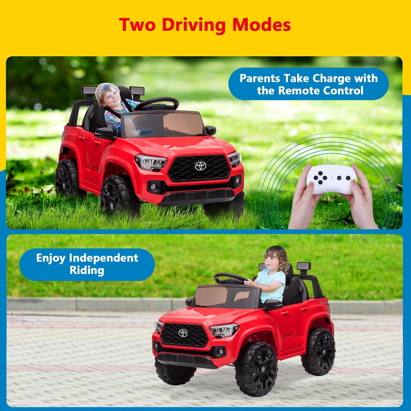 Licensed Toyota Tacoma 12V Battery-Powered Electric Ride-On Car Magic Cars 3