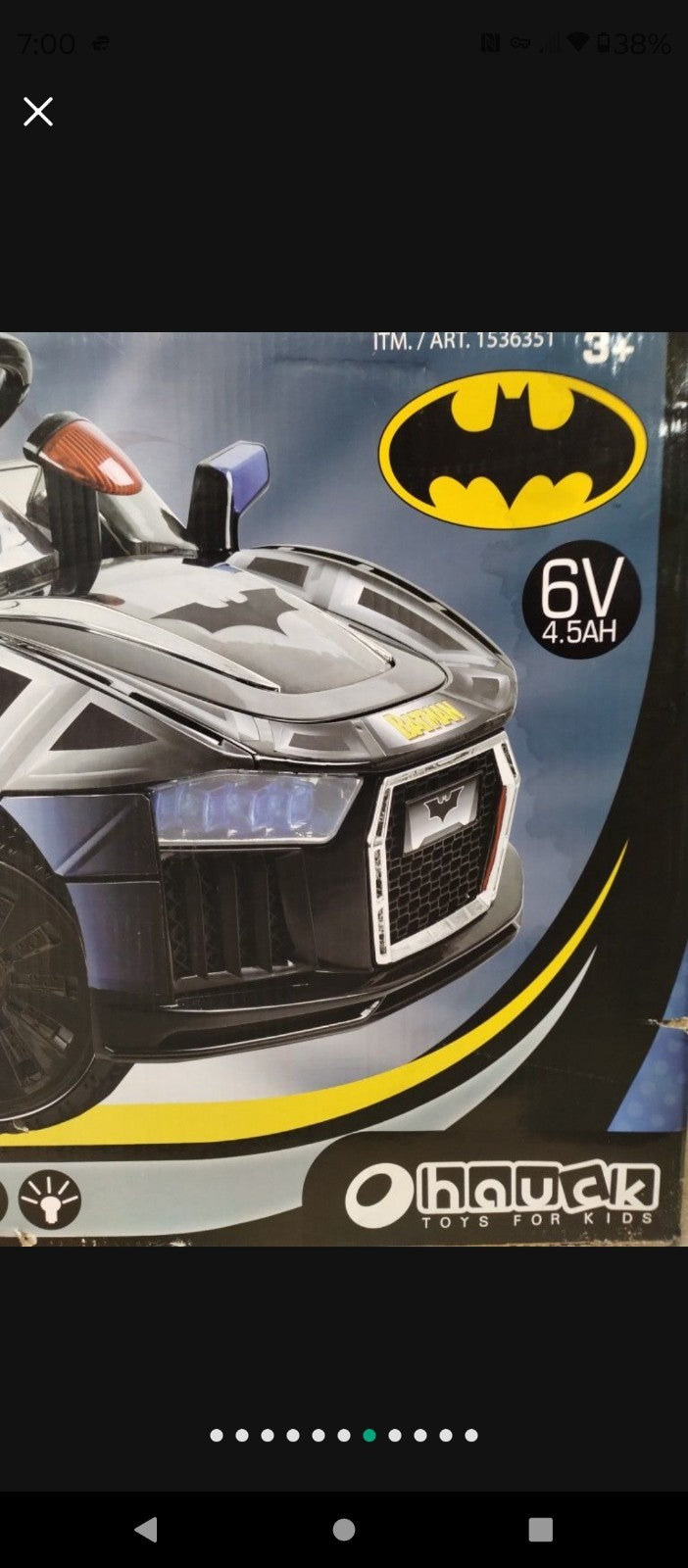Electric Drivable Batmobile Car for Kids Inspired by Batman Comics Magic Cars 3