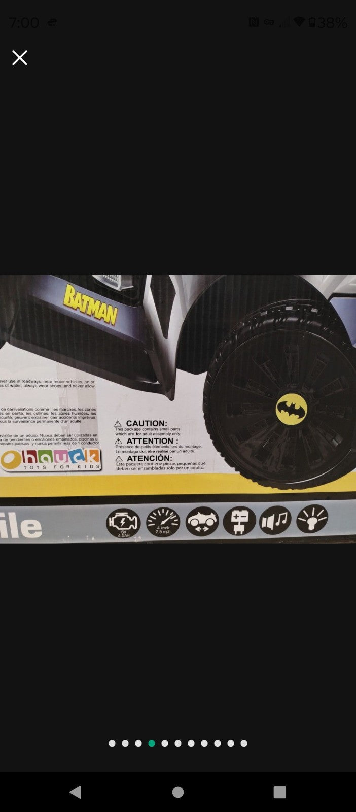 Electric Drivable Batmobile Car for Kids Inspired by Batman Comics Magic Cars 9