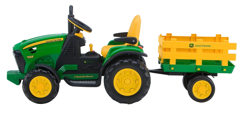 12-Volt Electric Ride-On Tractor with Detachable Trailer Magic Cars 1