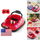 Red 12V Remote Control Bumper Car with 360° Spin, LED Lights, and Music Magic Cars Variant 0