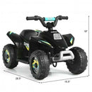 6V Electric Ride-On Toy for Toddlers and Kids in Black Magic Cars 3