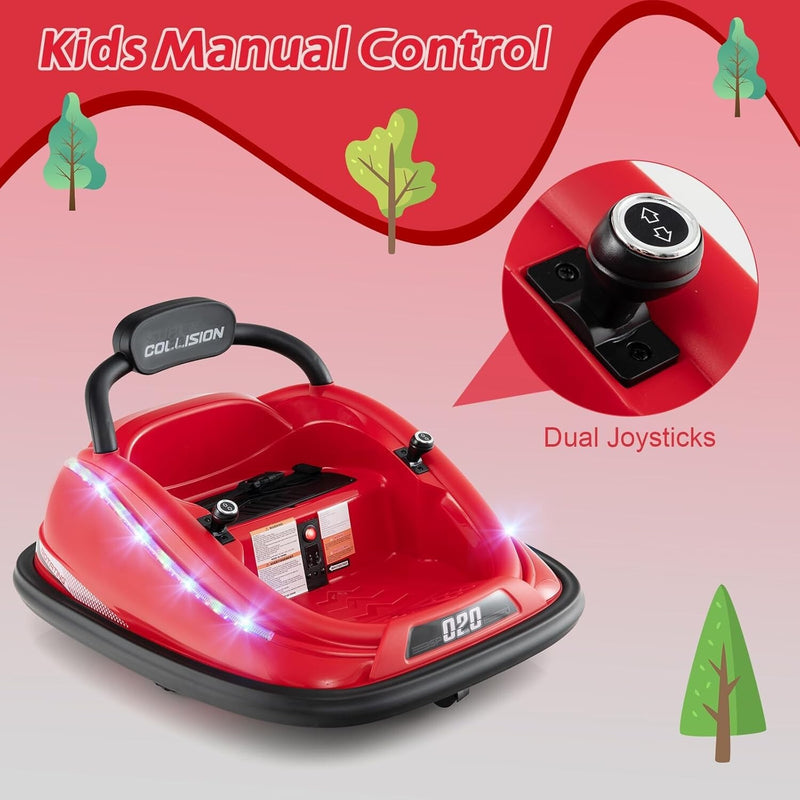 12V Electric Ride-On Bumper Car Toy with Remote Control for Toddlers and Kids Magic Cars 5