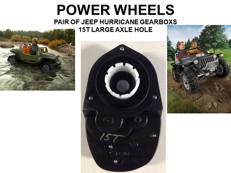 Large Axle Gearbox Compatible with 15T-17T Power Wheels for Dune Racer F150 Hurricanes Magic Cars Variant 0