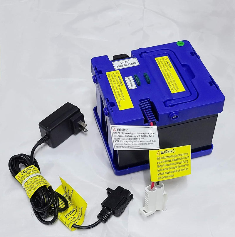 24 Volt Battery and Charger Kit Compatible with Motion Trendz Mega Toys Magic Cars 4
