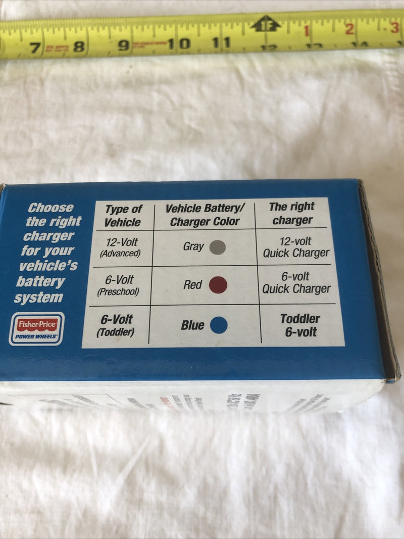 OpenBox Power Wheels 6V Blue Ride-On with Battery and Charger Magic Cars 3