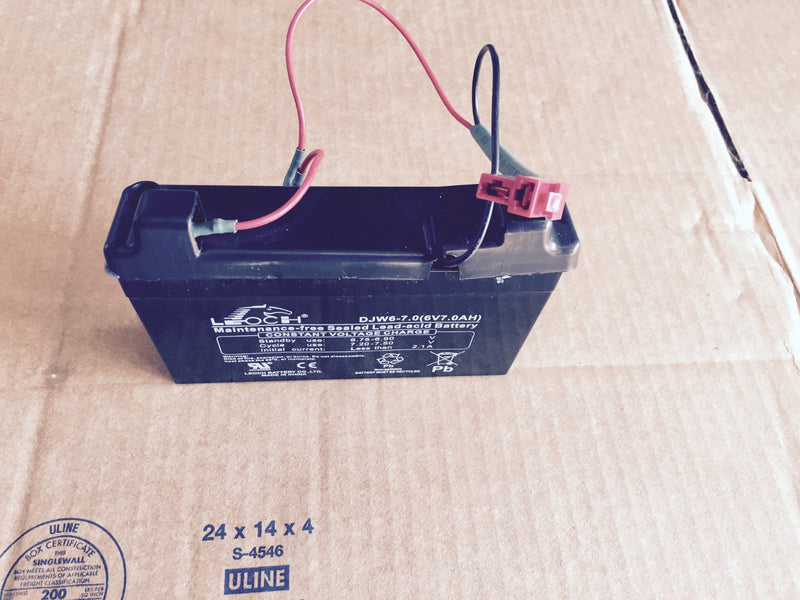 6V Rechargeable Battery Compatible with Hello Kitty, GMC, VW Turtle Van, Audi Spyder, Tahoe, Sierra Toys Magic Cars 0