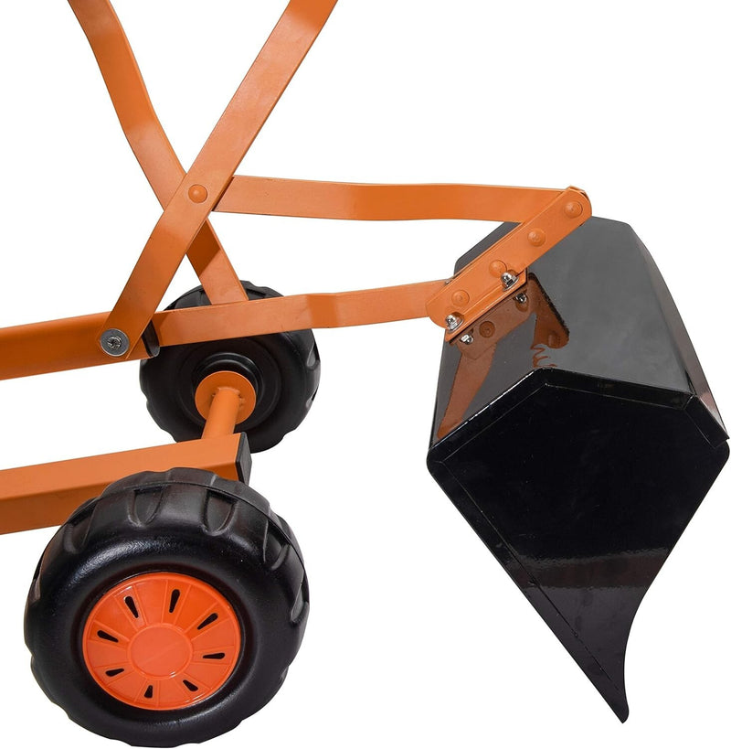 360-Degree Rotating Kids Bulldozer Ride-On Toy with Wide Scoop Magic Cars 7