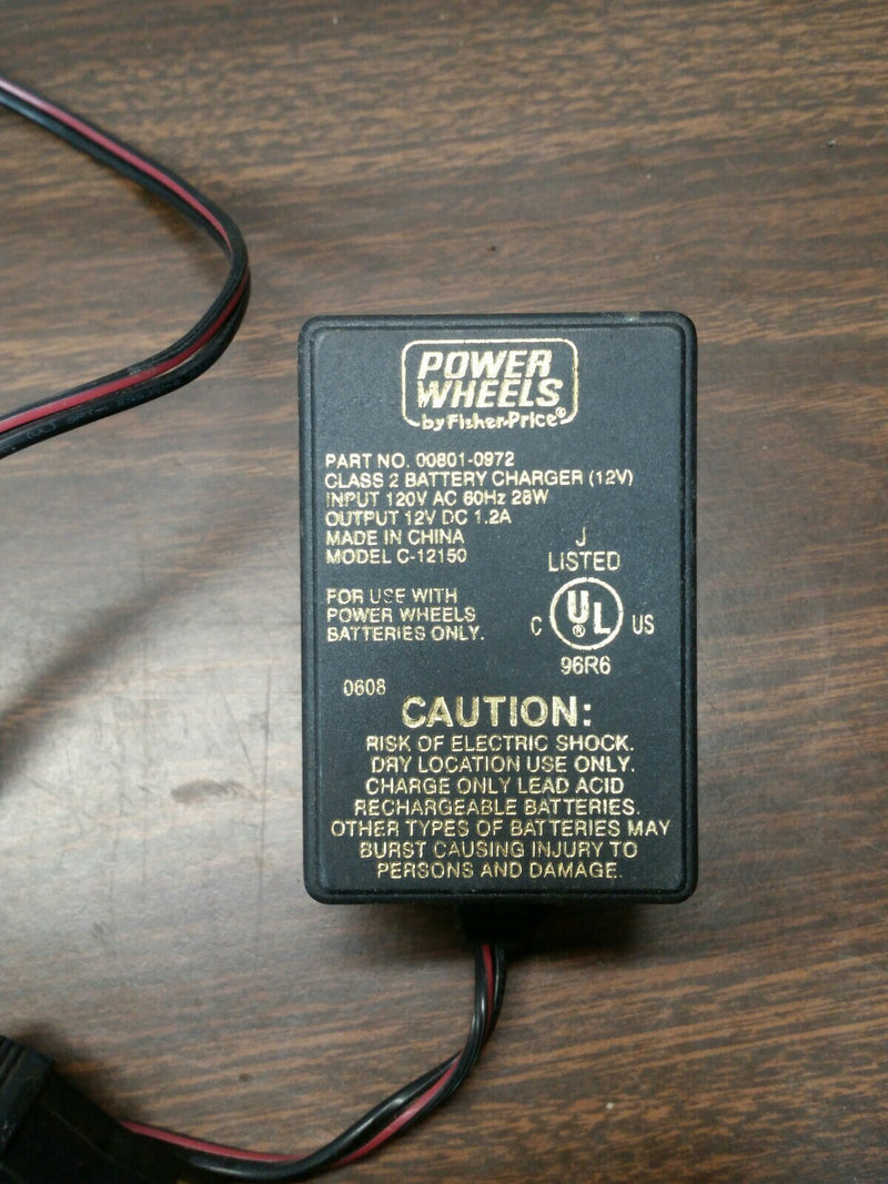 Fisher Price Power Wheels 12V Battery Charger C-12150 Magic Cars 1