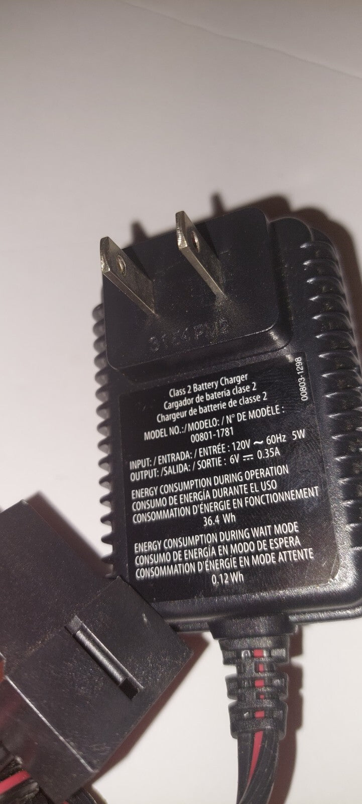 12 Volt Power Wheels Battery Charger Model 00801-1781 OEM Magic Cars 2