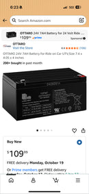 24V 7AH Power Pack for Ride-On Vehicles Magic Cars Variant 0