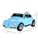 Children's Volkswagen Beetle Ride-On Car Toy with Extra Wide Tires for Outdoor Use Magic Cars 2