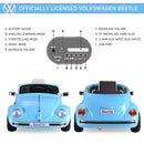 Children's Volkswagen Beetle Ride-On Car Toy with Extra Wide Tires for Outdoor Use Magic Cars 3