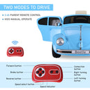 Children's Volkswagen Beetle Ride-On Car Toy with Extra Wide Tires for Outdoor Use Magic Cars 4