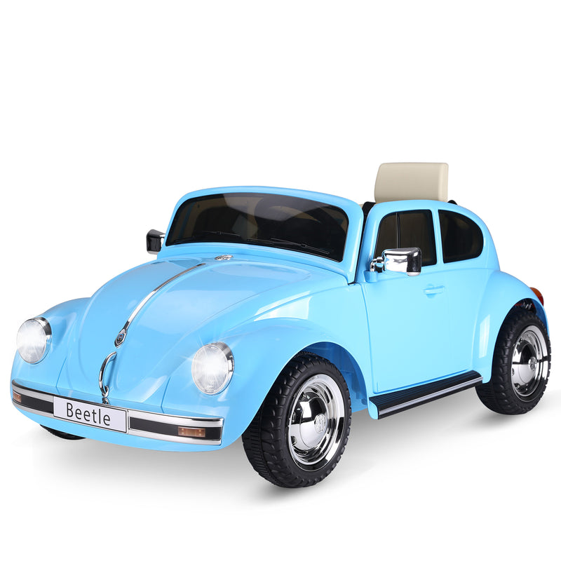 Kids Volkswagen Beetle Ride-On Car Toy with Extra Wide Tires for Outdoor Use Magic Cars 10