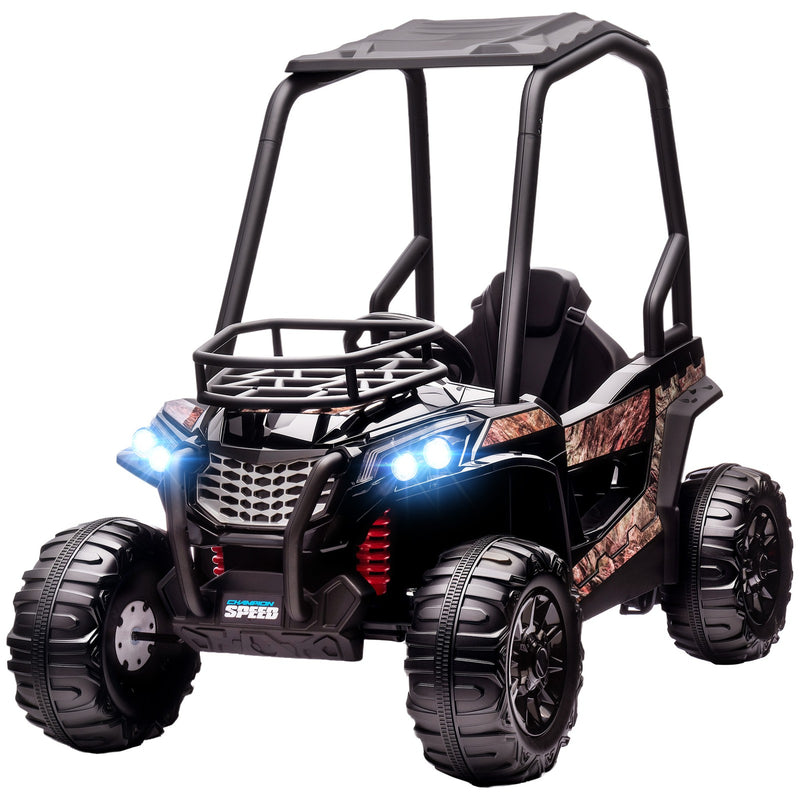 Children's Outdoor Electric ATV Car with Real Suspension and Remote Control in Camo Magic Cars 3