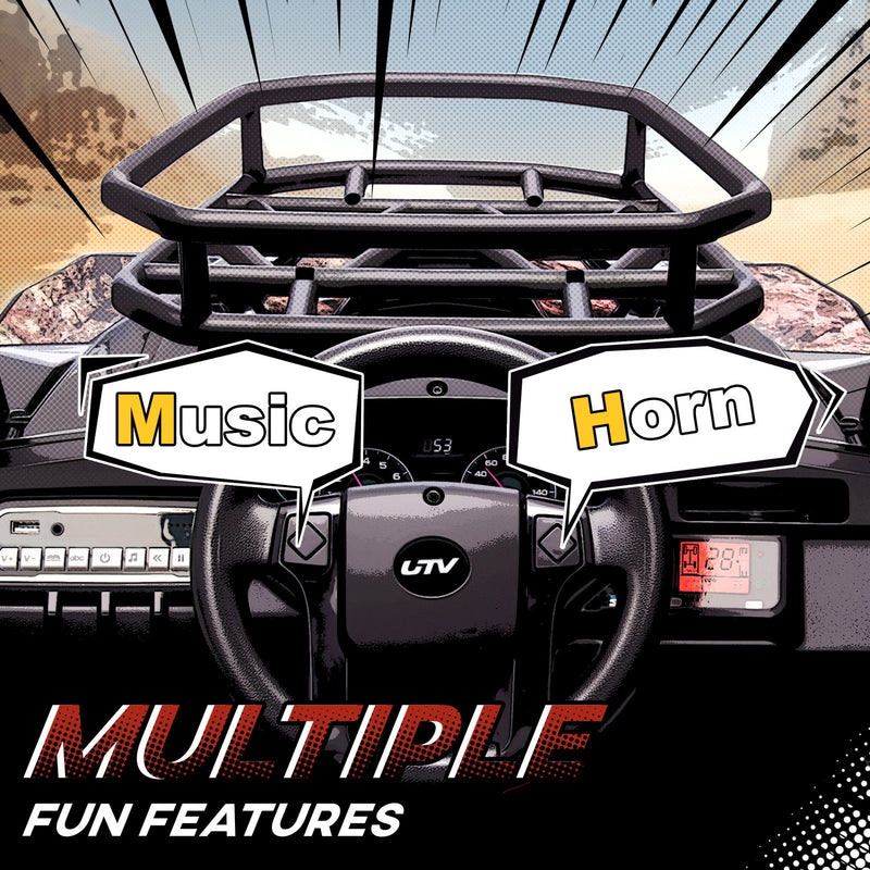 Children's Outdoor Electric ATV Car with Real Suspension and Remote Control in Camo Magic Cars 5