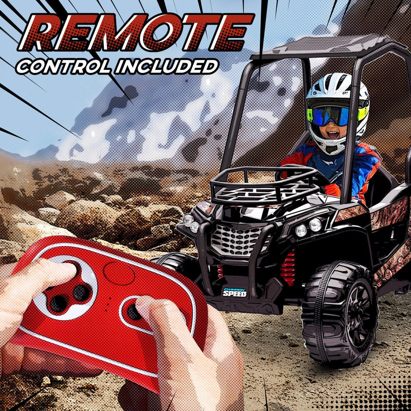 Children's Outdoor Electric ATV Car with Real Suspension and Remote Control in Camo Magic Cars 7