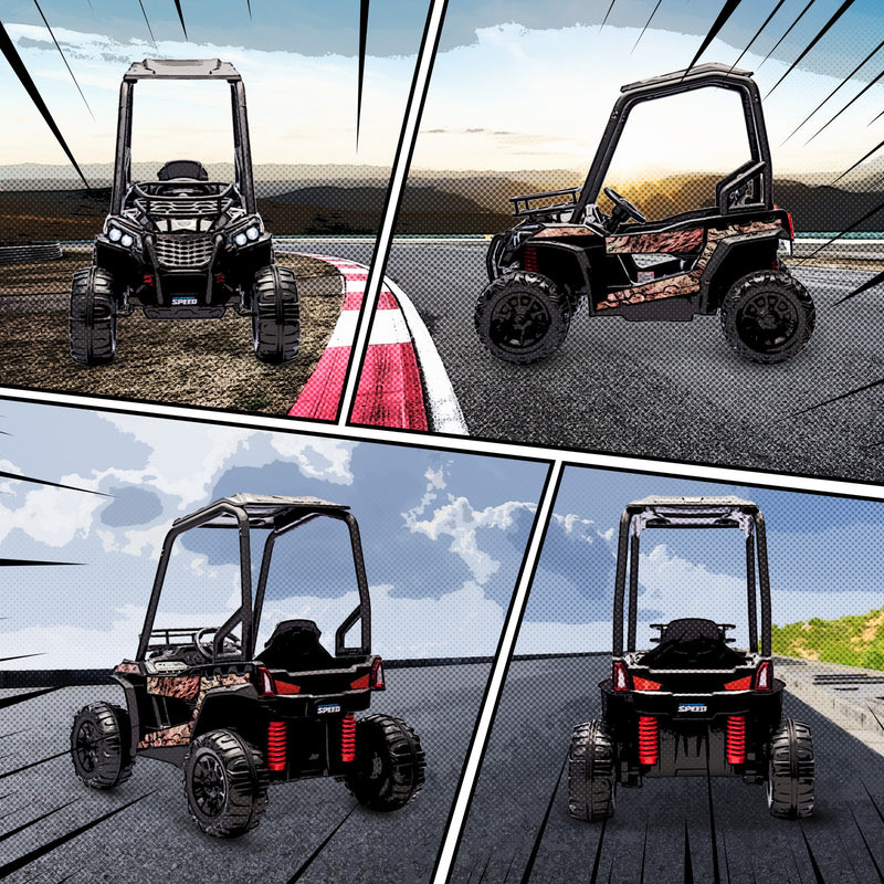 Children's Outdoor Electric ATV Car with Real Suspension and Remote Control in Camo Magic Cars 9