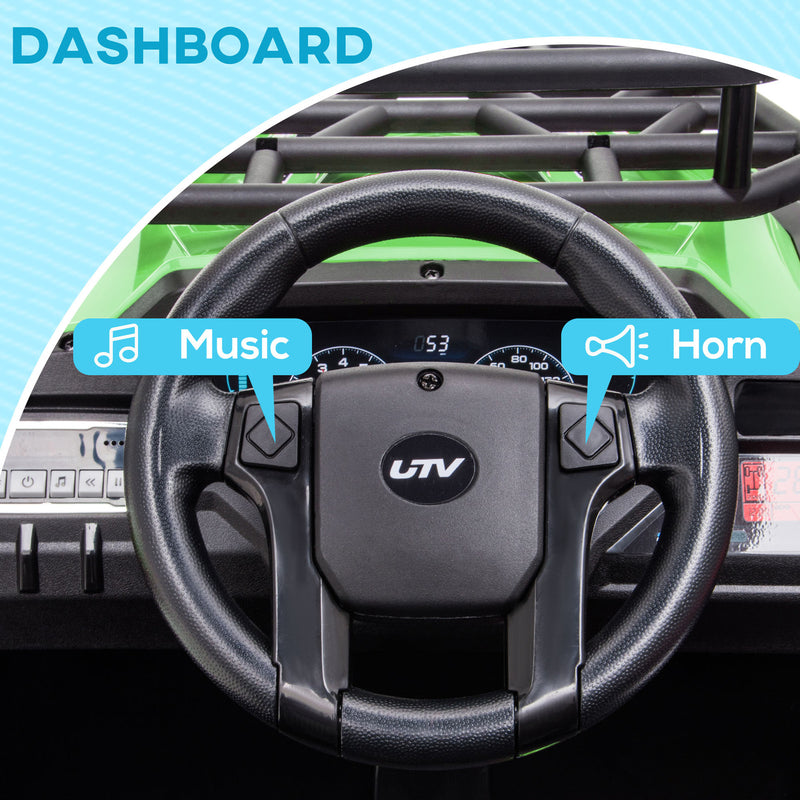 Children's Outdoor Electric ATV Car with Real Suspension and Remote Control Green Magic Cars 5