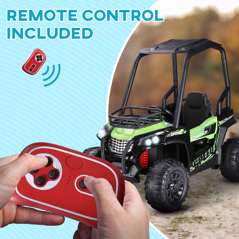 Children's Outdoor Electric ATV Car with Real Suspension and Remote Control Green Magic Cars 7