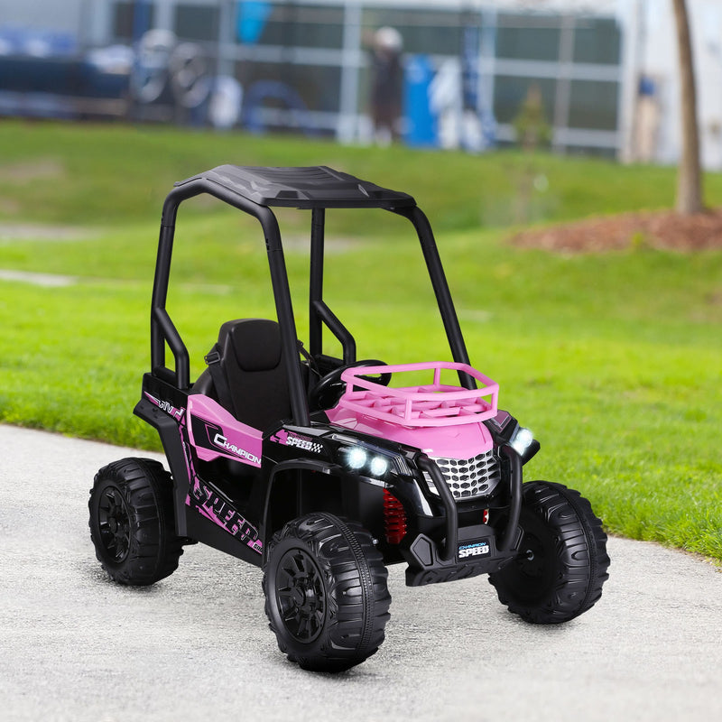 Children's Pink Electric ATV Car with Real Suspension and Remote Control for Outdoor Use Magic Cars 8