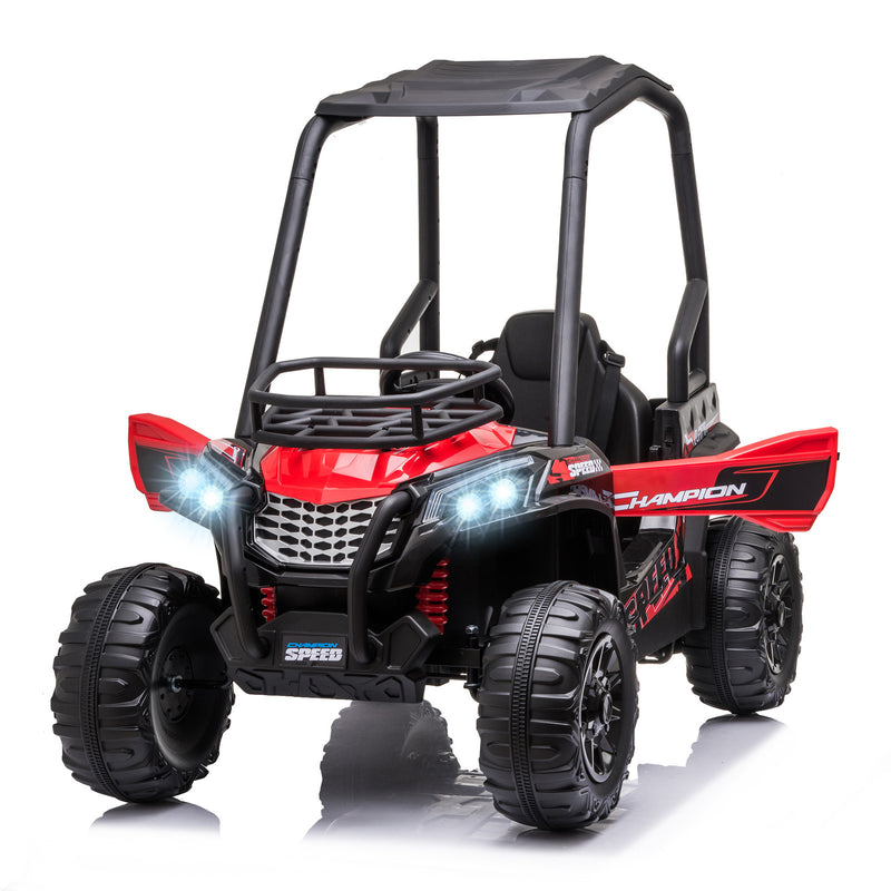 Children’s Outdoor Electric ATV Car with Real Suspension and Remote Control, Red Magic Cars 3