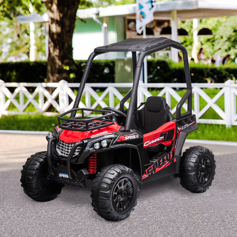 Children’s Outdoor Electric ATV Car with Real Suspension and Remote Control, Red Magic Cars 8