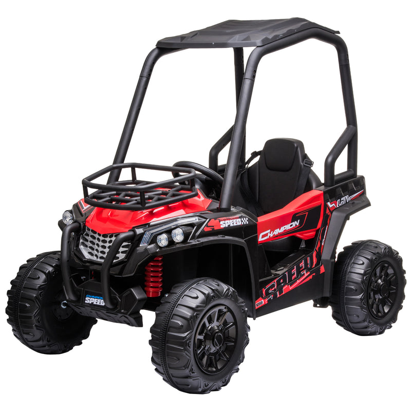 Children’s Outdoor Electric ATV Car with Real Suspension and Remote Control, Red Magic Cars Variant 0