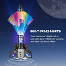 Kids' Outdoor Rocket Launcher with 200ft Automatic Parachute Rockets Magic Cars 5