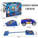 Outdoor Kids Launch Rocket with 2 Pneumatic Foot-Powered Cars Playset Magic Cars 1