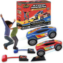 Outdoor Kids Launch Rocket with 2 Pneumatic Foot-Powered Cars Playset Magic Cars Variant 0