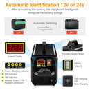 24V/12V Fully Automatic Car Battery Charger for Lead Acid Batteries Magic Cars 1