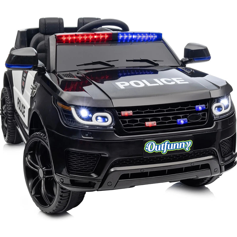 12V Electric Ride-On Police Car for Kids with Remote Control, Blue Magic Cars 0