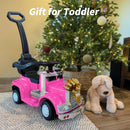 Versatile 3-in-1 Push Car for Toddlers Aged 1-3 with Handle and Music Magic Cars 4