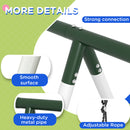 528 lbs Capacity Heavy-Duty 5-in-1 Backyard Swing Set with A-Frame Stand Magic Cars 2