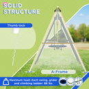 528 lbs Capacity Heavy-Duty 5-in-1 Backyard Swing Set with A-Frame Stand Magic Cars 5