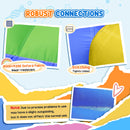 6-in-1 Inflatable Bounce House with Slide, Climbing Wall, and Water Cannon Magic Cars 3